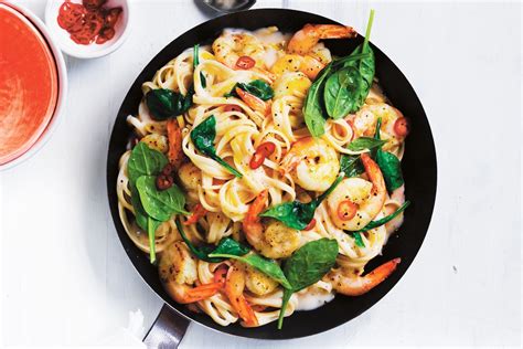 Chilli Prawn Linguine Recipe