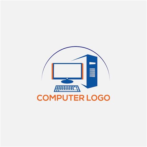 Premium Vector Computer Logo Design