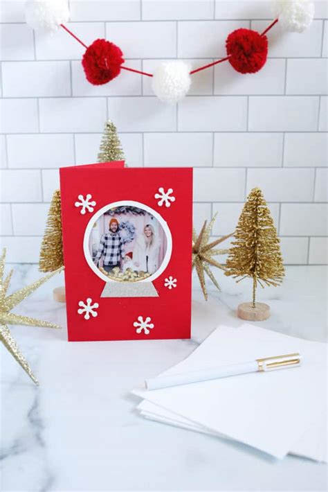 Snow Globe Photo Card DIY!