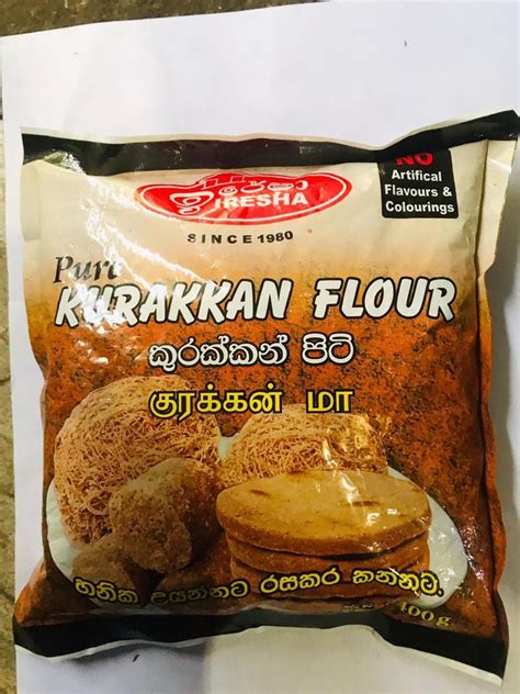 100 Natural Kurakkan Powder Well Cured 400g Kurakkan Flour Ceylon High