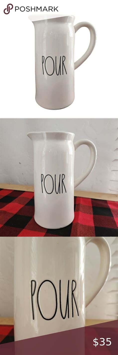 Rae Dunn By Magenta Pour 9 Ceramic Pitcher In 2023 Ceramic Pitcher