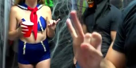 College Girls Getting Their Tits Out Duirng A Dorm Room Party Tnaflix