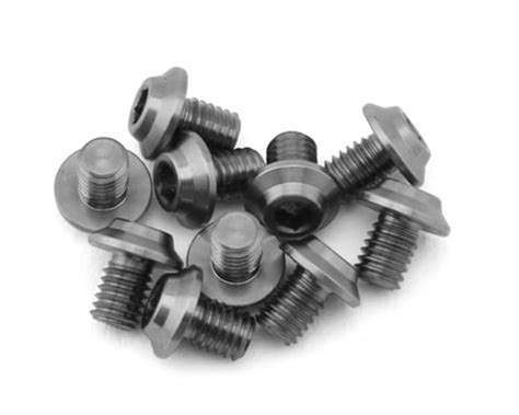 1UP Racing Titanium Pro Duty LowPro Head Screws 10 3x4mm 1UP720004