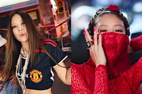 Selain Pakai Jersey MU Ini Gaya Jennie BLACKPINK Di MV Pink Venom