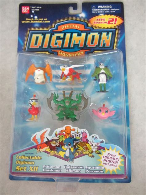 Digimon Season Digimon Set Xii Action Figure Set Sealed