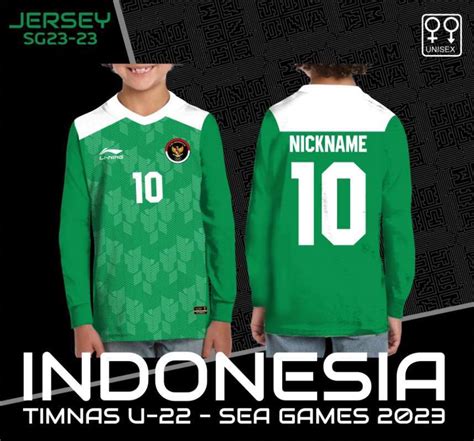 Promo Jersey Timnas Indonesia Anak Baju Bola Sea Games Lining