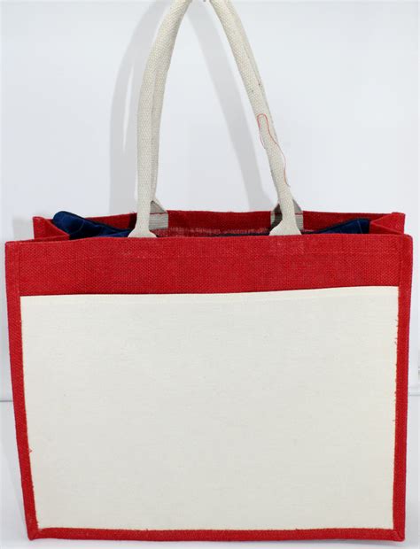 Plain Red Jute Bag At Rs 115 Piece In Mumbai ID 26767596573