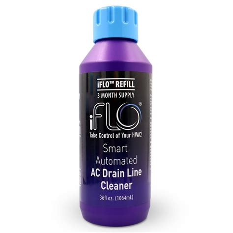 IFLO Smart Automated AC Drain Line Cleaner 36 Fl Oz Delivery Or