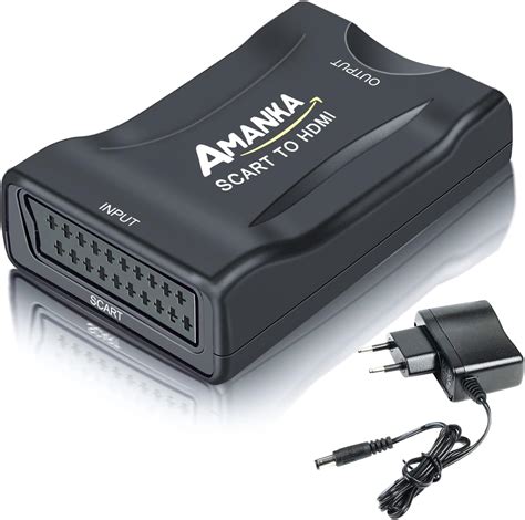 Amanka Scart Auf Hdmi Kable Konverter Adapter Und Scart Kabel Full Hd