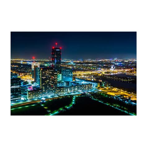 Donau City from the Donauturm - Vienna Austria Photography Cityscape
