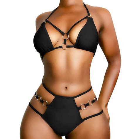 Maillot De Bain Deux Pi Ces Pour Femmes Sexy String Bikini Push Up