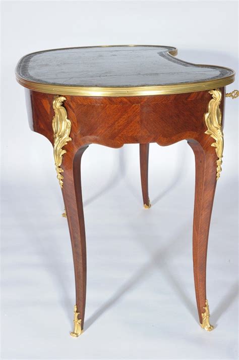 Proantic Ternisien Dantant Bureau De Dame Louis XV En Acajou XI