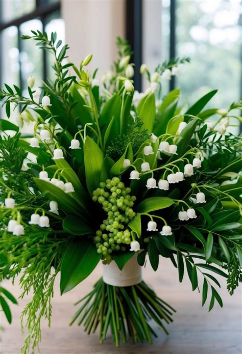 lily   valley wedding bouquet ideas   special day