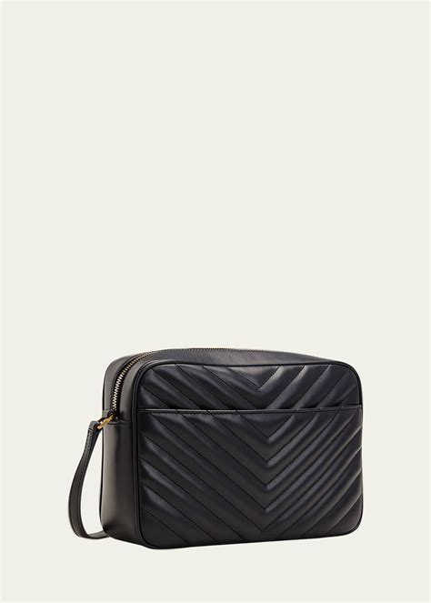 Saint Laurent Lou Medium Ysl Camera Bag With Pocket And Tassel In Quilted Leather Bergdorf Goodman