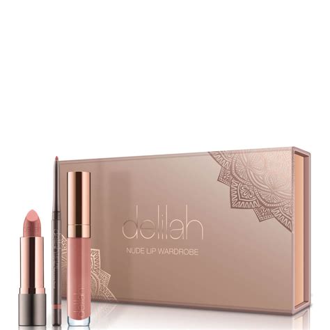 Delilah Nude Lip Wardrobe Holiday Collection Lookfantastic