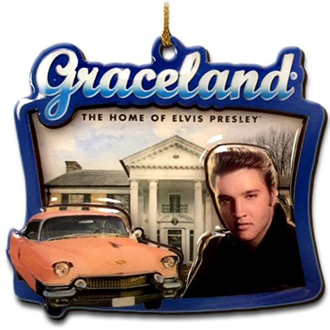 Elvis Presley's Graceland Pink Classic Car 2D Ornament - Graceland Official Store