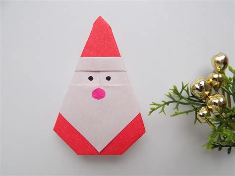 Поделка дед мороз из бумаги - 76 фото