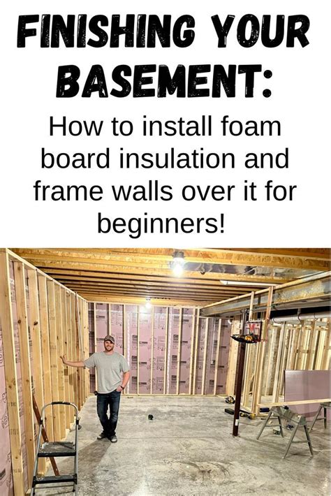 Insulating Basement Walls Framing Basement Walls Basement Insulation