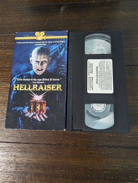 Hellraiser Vhs Collectors Edition Horror Pinhead Hellbound