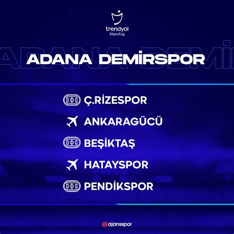 Ajansspor On Twitter Adana Demirspor Un Ilk Ma Nda Ka Puan