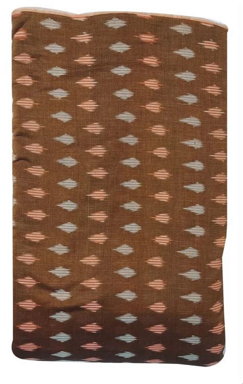 Brown Ikat Mercerized Cotton Fabric At Rs 250 Meter Mercerized Cotton