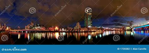 Panoramic cityscape stock photo. Image of buildings, architecture - 1720382