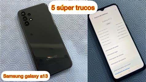 Samsung A13 Trucos Y Funciones Ocultas Youtube