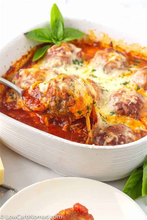 Easy Italian Meatball Casserole Low Carb Nomad