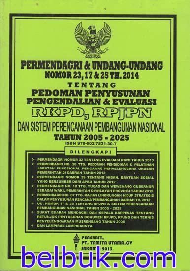 Permendagri Undang Undang Nomor 23 17 25 Tahun 2014 Tentang