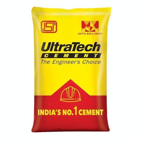 50kg Ultratech Ppc 53 Grade Cement At Rs 540bag Ultratech Cement In