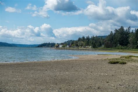 Hood Canal From Belfair State Park Stock Afbeelding Image Of Kanaal