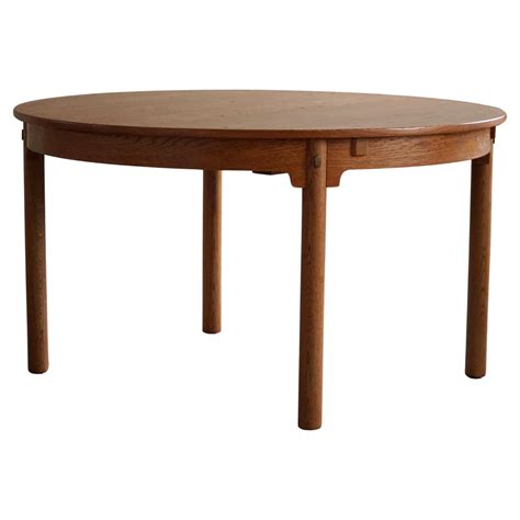 B Rge Mogensen Resund Dining Table In Teak And Brass Mid Century