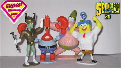 Spongebob Squarepants Figures Heroes Set Toy Review Youtube