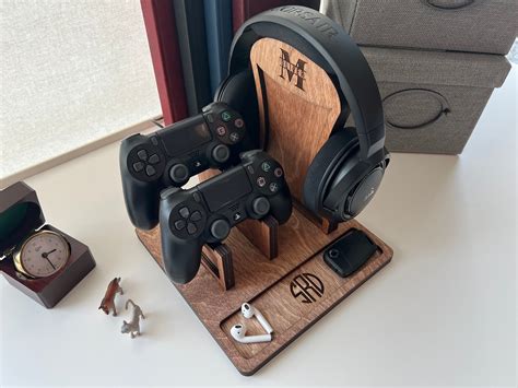 Personalized Controller Stand Headphone Holder Boyfriend Etsy