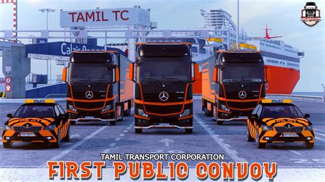 Tamil Transport Corporation First Public Convoy Tamil Tc Truckers