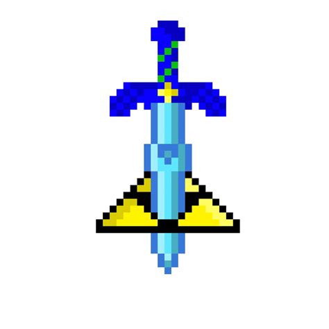 Master Sword Grid Master Sword Pixel Art Png Master Sword Png Free ...