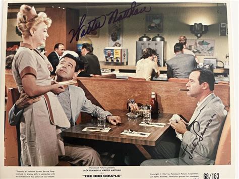 The Odd Couple Walter Matthau signed movie photo | EstateSales.org