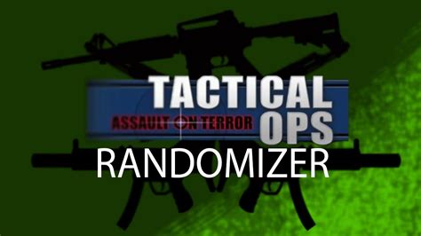 14 A Tactical Ops Randomizer Tactical Ops Assault On Terror YouTube