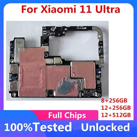 Original Unlocked Mainboards For Xiaomi Mi 11 Ultra Motherboard Main