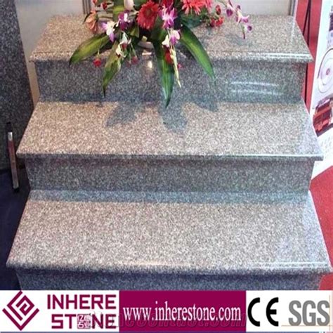 China Pink G Granite Stairs Step Staircase Tiles Stair Rise