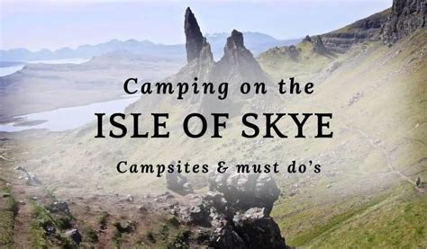 Campsites on the Isle of Skye - Camping Scotland