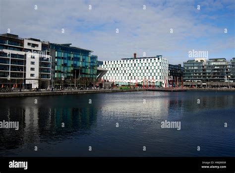 Grand Canal Dock And Quay Dublin Republic Of Ireland Stock Photo Alamy