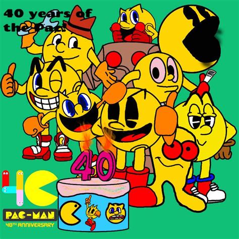 Happy 40th Birthday Pac Man By Supermariomanuel On Deviantart