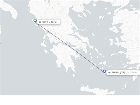 Direct Non Stop Flights From Kerkyra To Thira Schedules