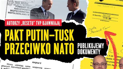 Pakt Putin Tusk przeciwko NATO Polska zobowiązała się donosić na