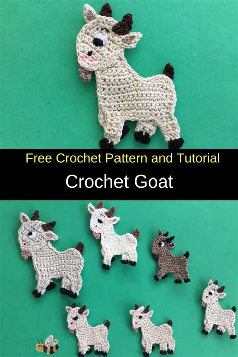 Crochet Goat Pattern • Kerri's Crochet