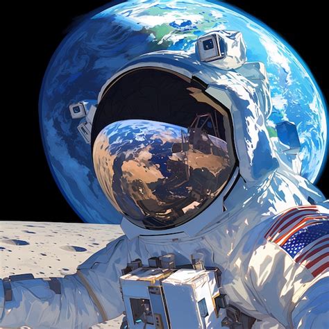 Premium Photo | Space Exploration Astronauts Eye View 