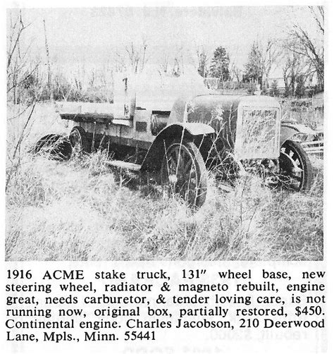 Acme Motor Truck Co. - The Crittenden Automotive Library