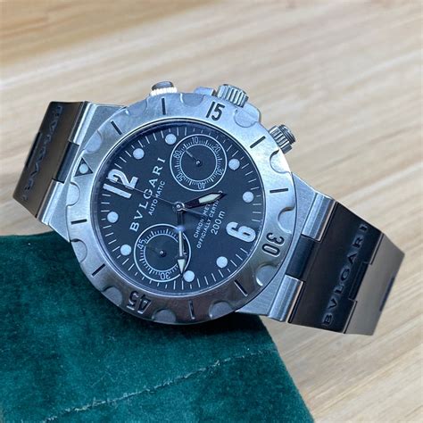 Bvlgari Chronograph Orginal Barang Mewah Jam Tangan Di Carousell