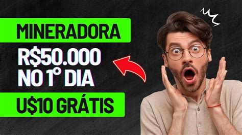 MINERE 4 DE LUCRO POR DIA E RECEBA 10 GRÁTIS NOVA MINERADORA SAIU